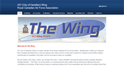 Desktop Screenshot of 447wing.com